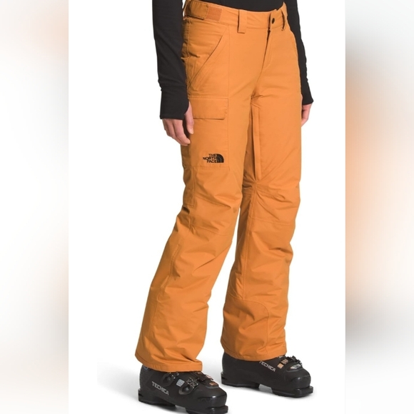 The North Face Women's Freedom Insulated Pant Size 3 XL $199 Yellow Ski Snow - Picture 1 of 4